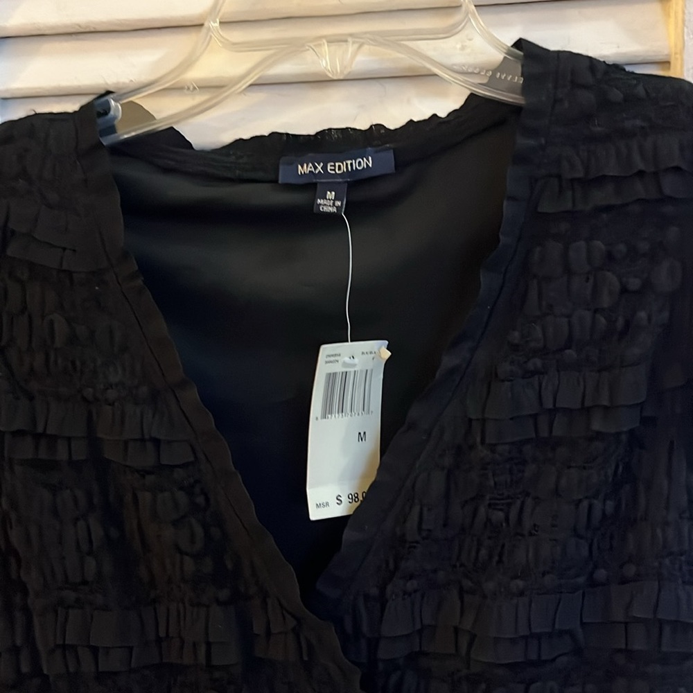 NWT Max Edition Laces Sleeveless V Neck Dress Size M - Picture 2 of 11